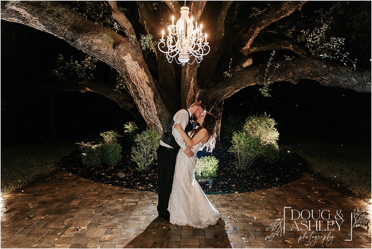 Trickle Creek Ranch Wedding photo under tree